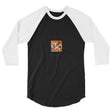 The Wind Done Already Had Herses (Raglan) - Black/White