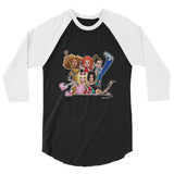Who Do You Think You Are (Raglan) - Black/White