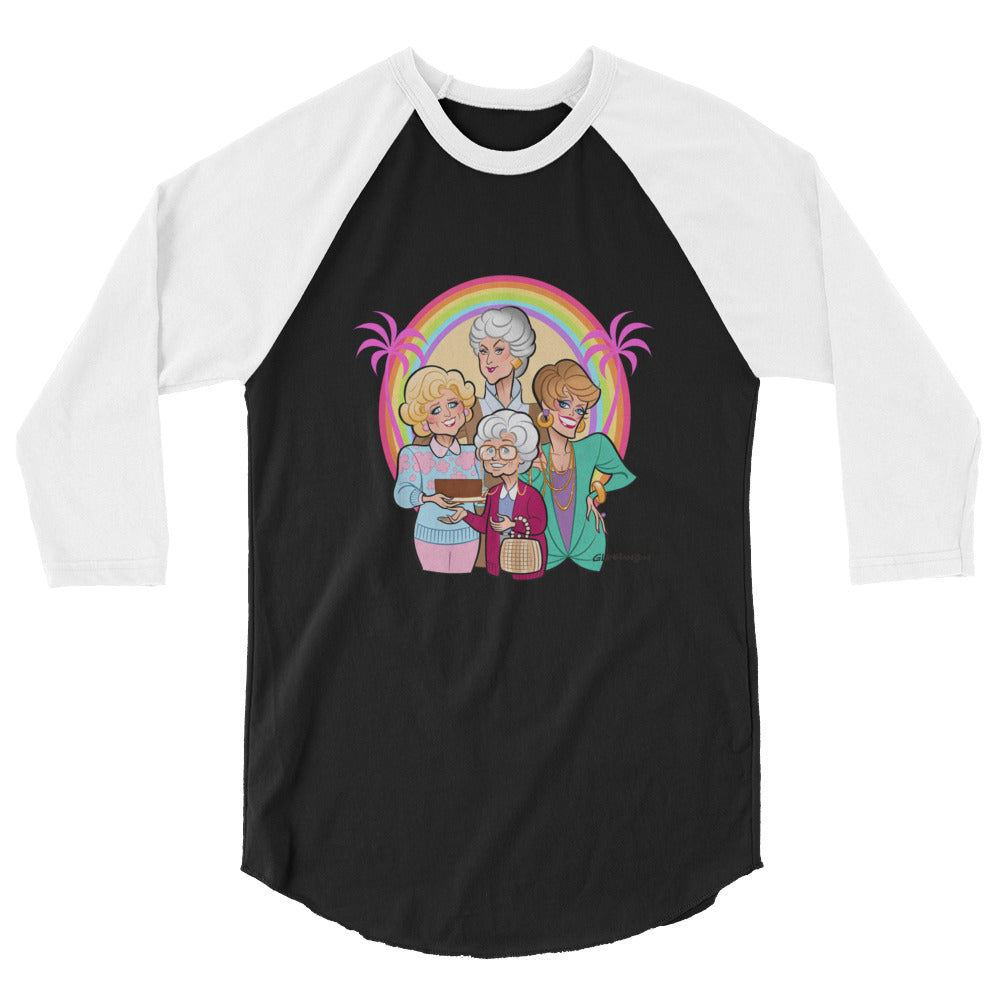 Miami is Proud (Raglan) - Black/White
