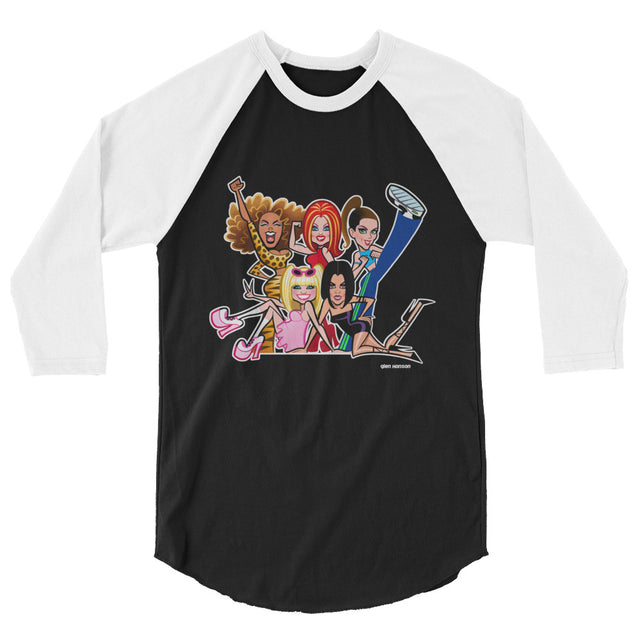 Who Do You Think You Are (Raglan) - Black/White