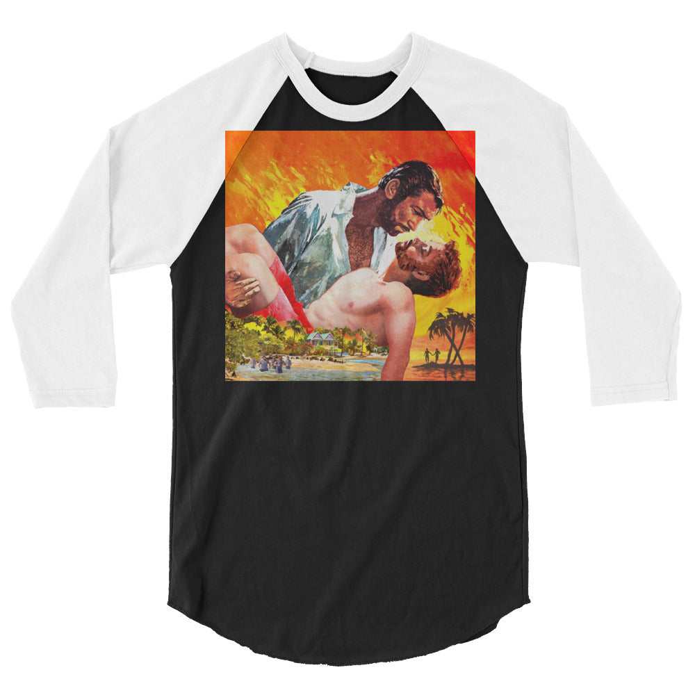 The Wind Done Already Had Herses (Raglan) - Black/White