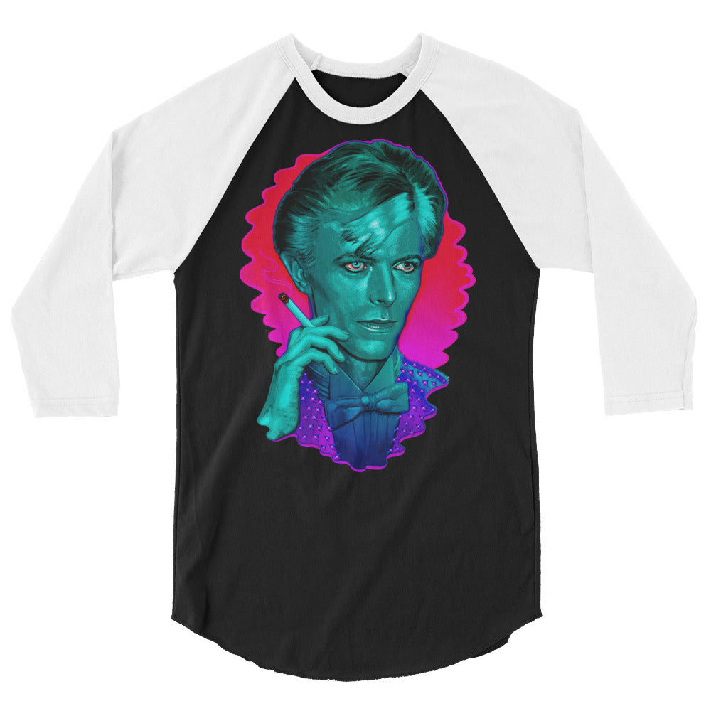 The Man Who Sold the Hue (Raglan) - Black/White