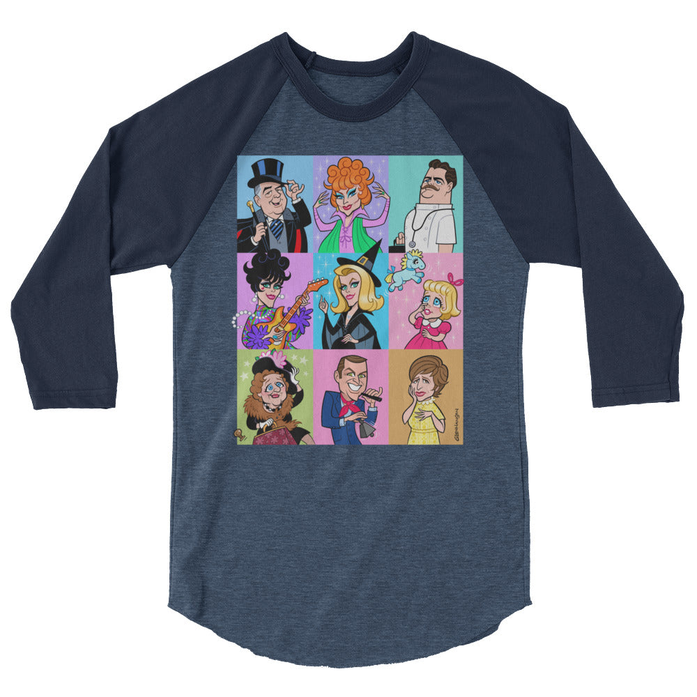 Bewitches (Raglan) - Heather Denim/Navy