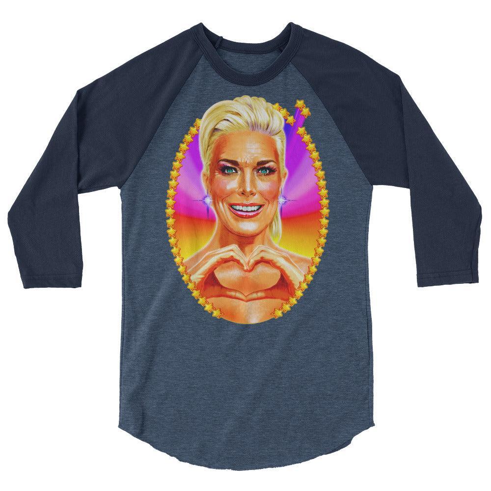 Big Boss Energy (Raglan) - Heather Denim/Navy