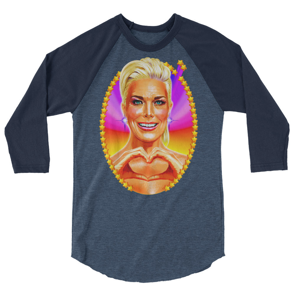 Big Boss Energy (Raglan) - Heather Denim/Navy