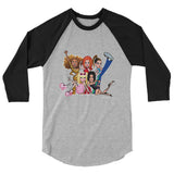 Who Do You Think You Are (Raglan) - Heather Grey/Black