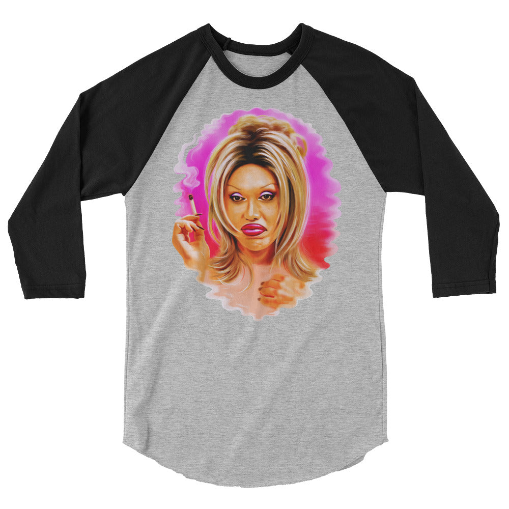 Spin Me Right Round (Raglan) - Heather Grey/Black