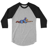 Ambiguously Gay (Raglan) - Heather Grey/Black
