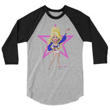 Halftime (Raglan) - Heather Grey/Black