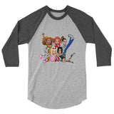 Who Do You Think You Are (Raglan) - Heather Grey/Heather Charcoal