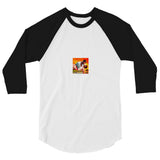 The Wind Done Already Had Herses (Raglan) - White/Black
