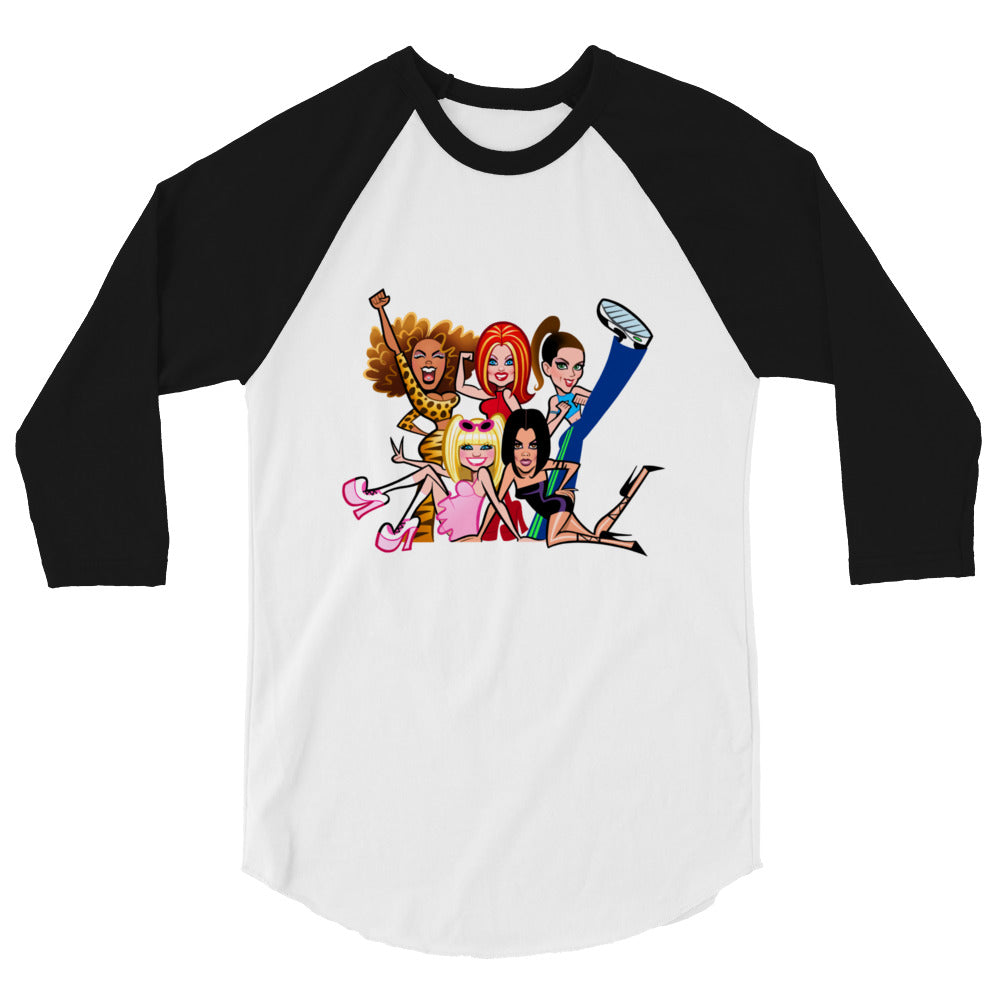 Who Do You Think You Are (Raglan) - White/Black