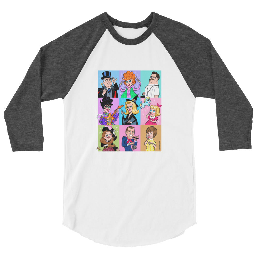 Bewitches (Raglan) - White/Heather Charcoal