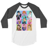 Bewitches (Raglan) - White/Heather Charcoal