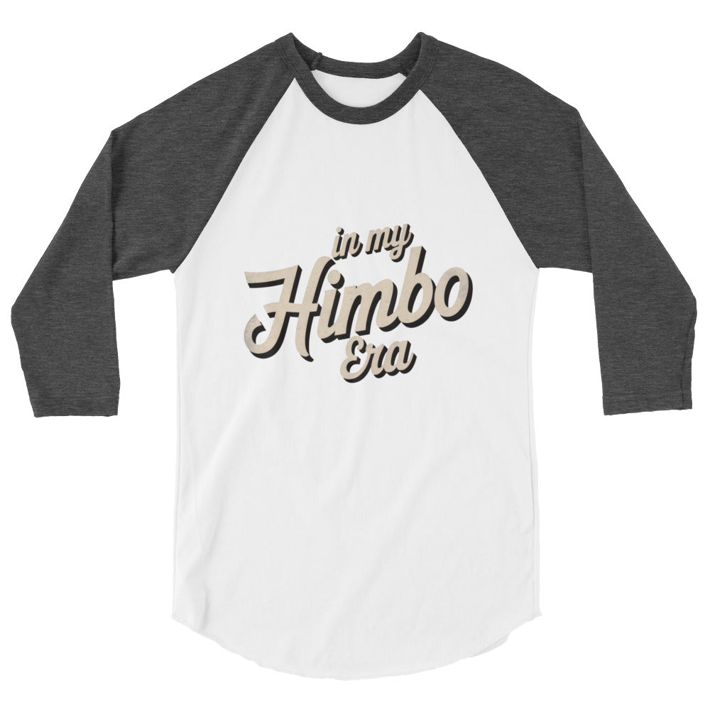 In My Himbo Era (Raglan) - White/Heather Charcoal
