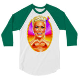 Big Boss Energy (Raglan) - White/Kelly