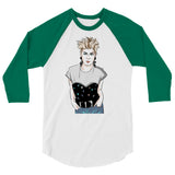 Robyn (Raglan) - White/Kelly