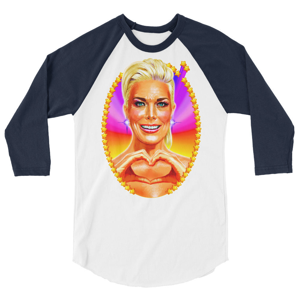 Big Boss Energy (Raglan) - White/Navy