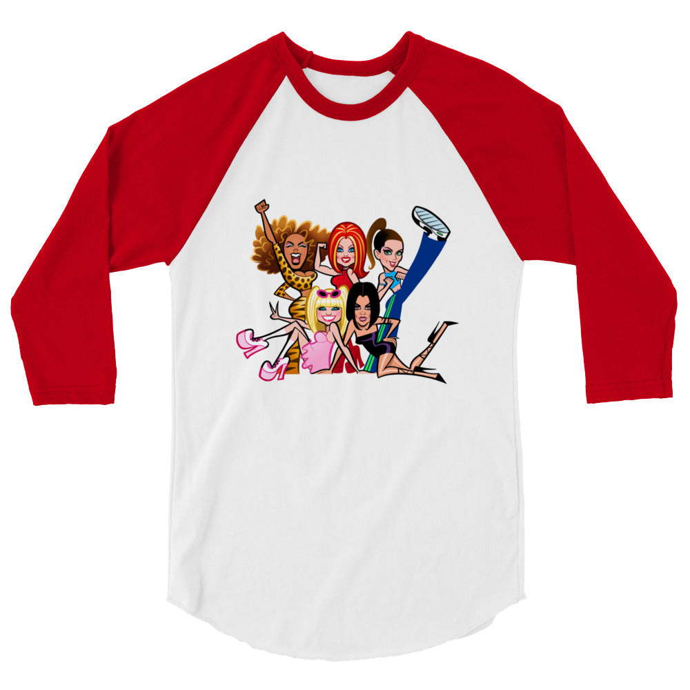 Who Do You Think You Are (Raglan) - White/Red