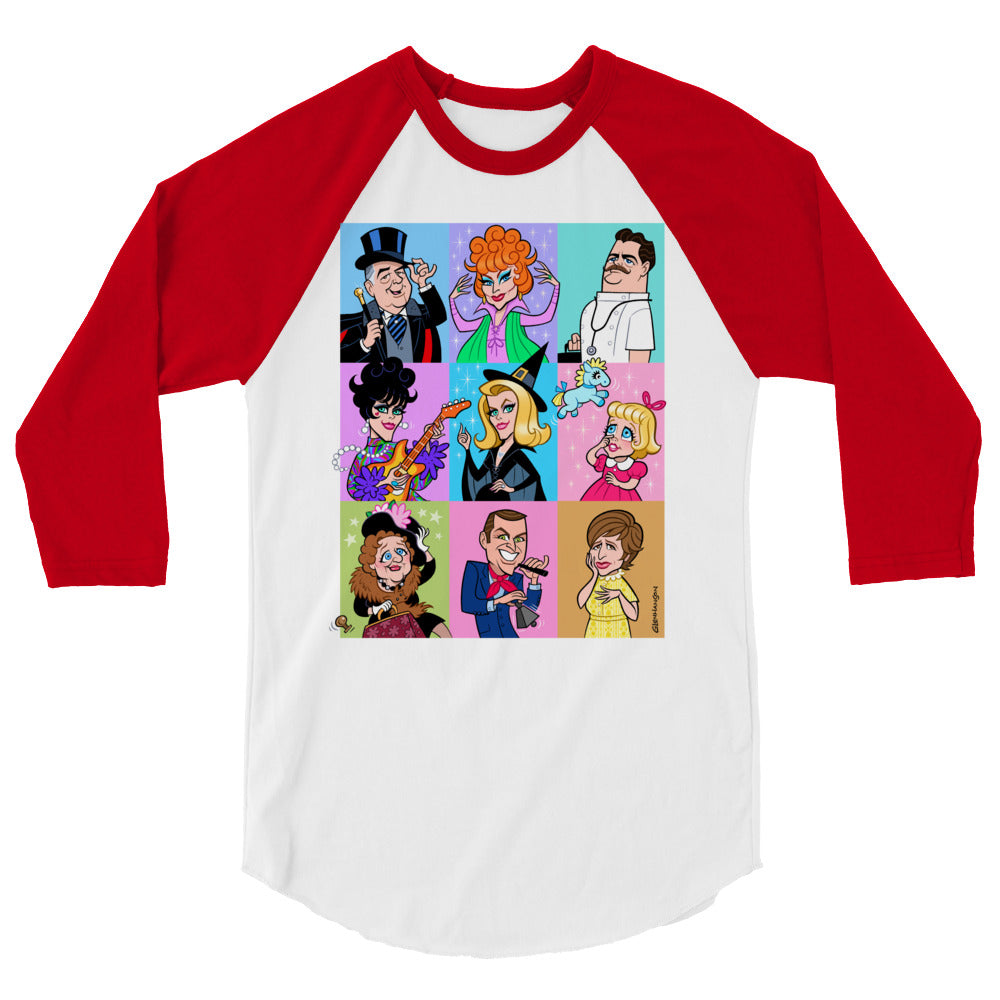Bewitches (Raglan) - White/Red
