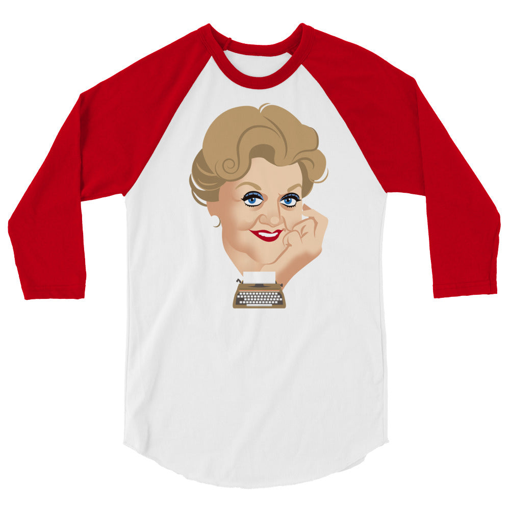 Detective (Raglan) - White/Red