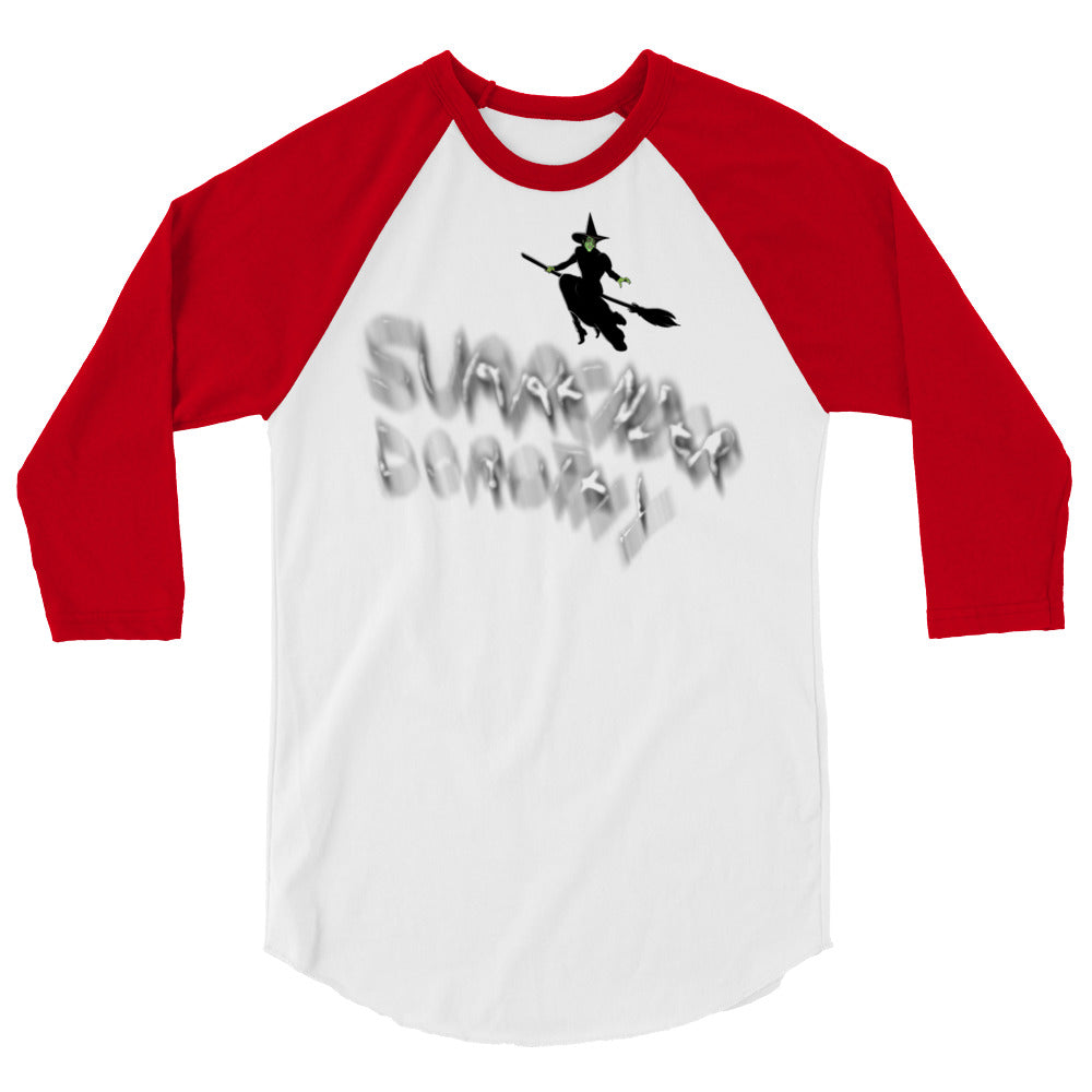 Surrender Dorothy (Raglan) - White/Red