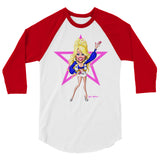 Halftime (Raglan) - White/Red