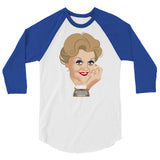 Detective (Raglan) - White/Royal
