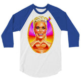Big Boss Energy (Raglan) - White/Royal