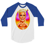 Big Boss Energy (Raglan) - White/Royal
