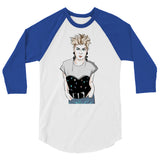 Robyn (Raglan) - White/Royal