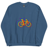 Village Bicycle (Sweater) - Indigo Blue