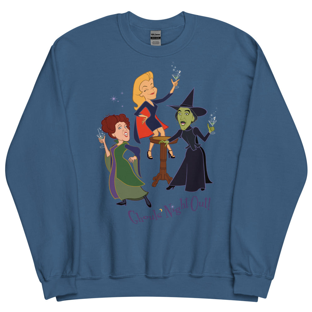 Ghouls Night Out (Sweater) - Indigo Blue