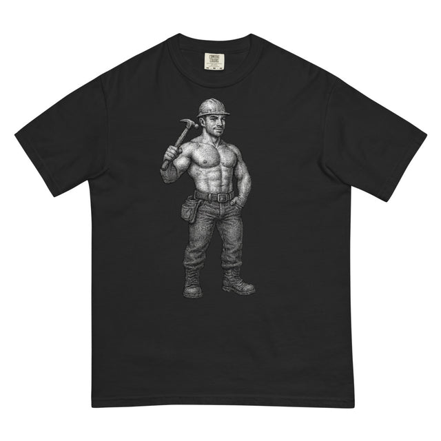 Hammer Time (Boxy Tee) - Black