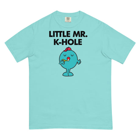 Little Mr. K-Hole (Boxy Tee) - Lagoon Blue