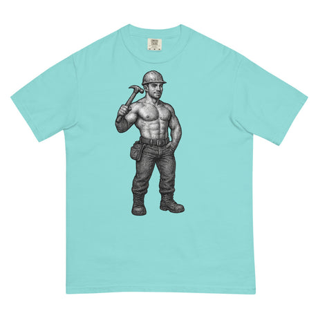 Hammer Time (Boxy Tee) - Lagoon Blue