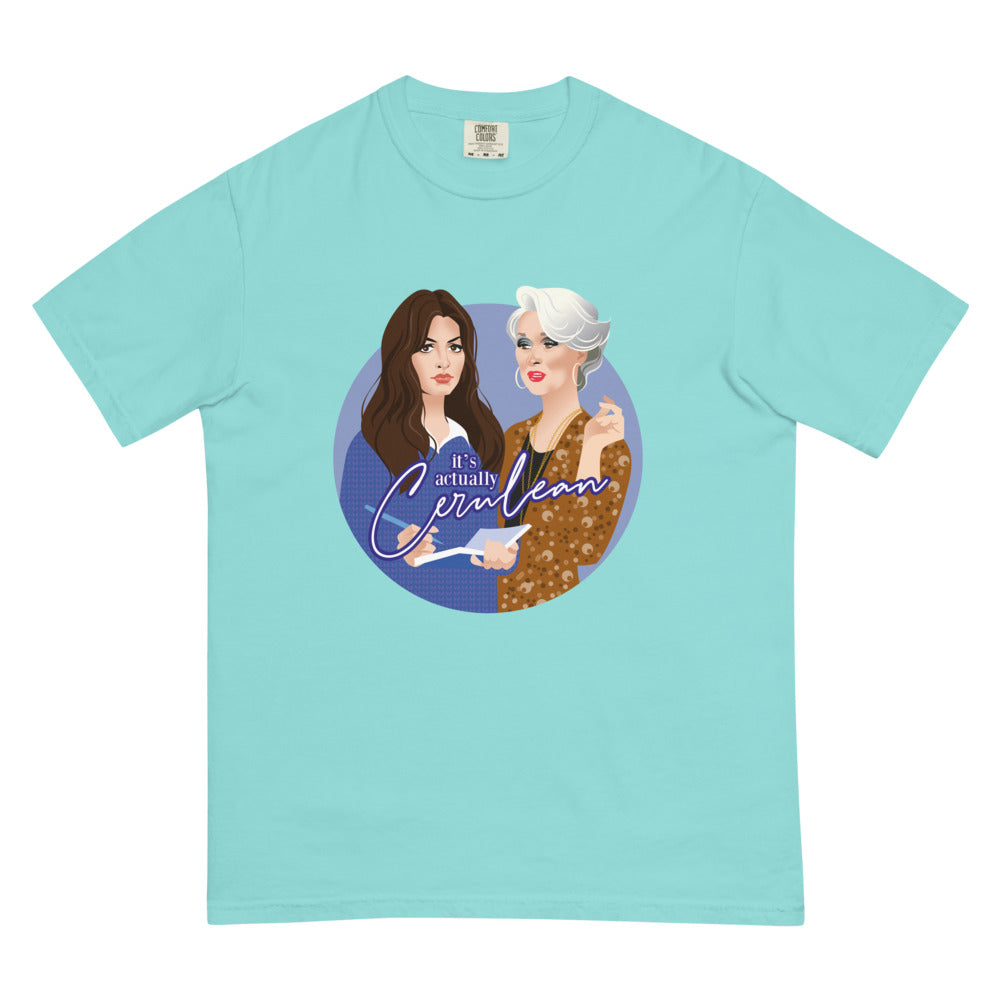 Cerulean (Boxy Tee) - Lagoon Blue