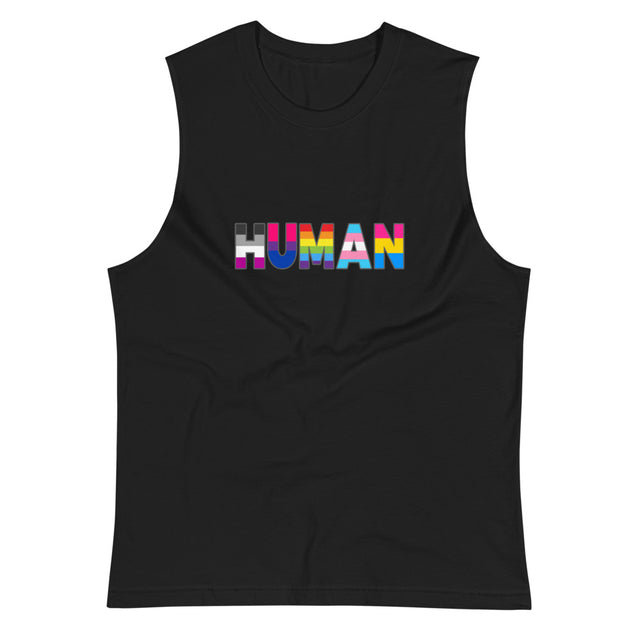 Human (Muscle Shirt) - Black