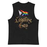 Legalize Gay (Muscle Shirt) - Black