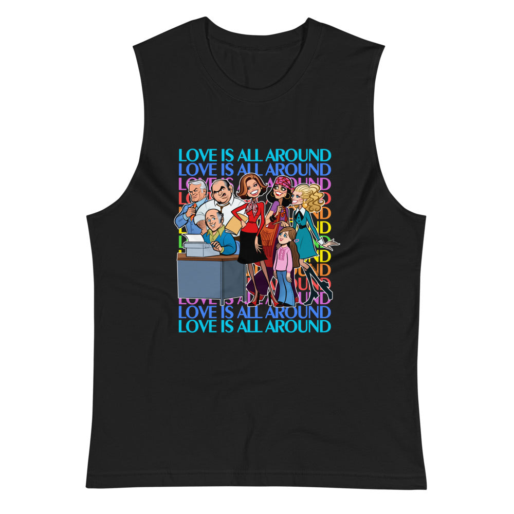 Newsroom (Muscle Shirt) - Black