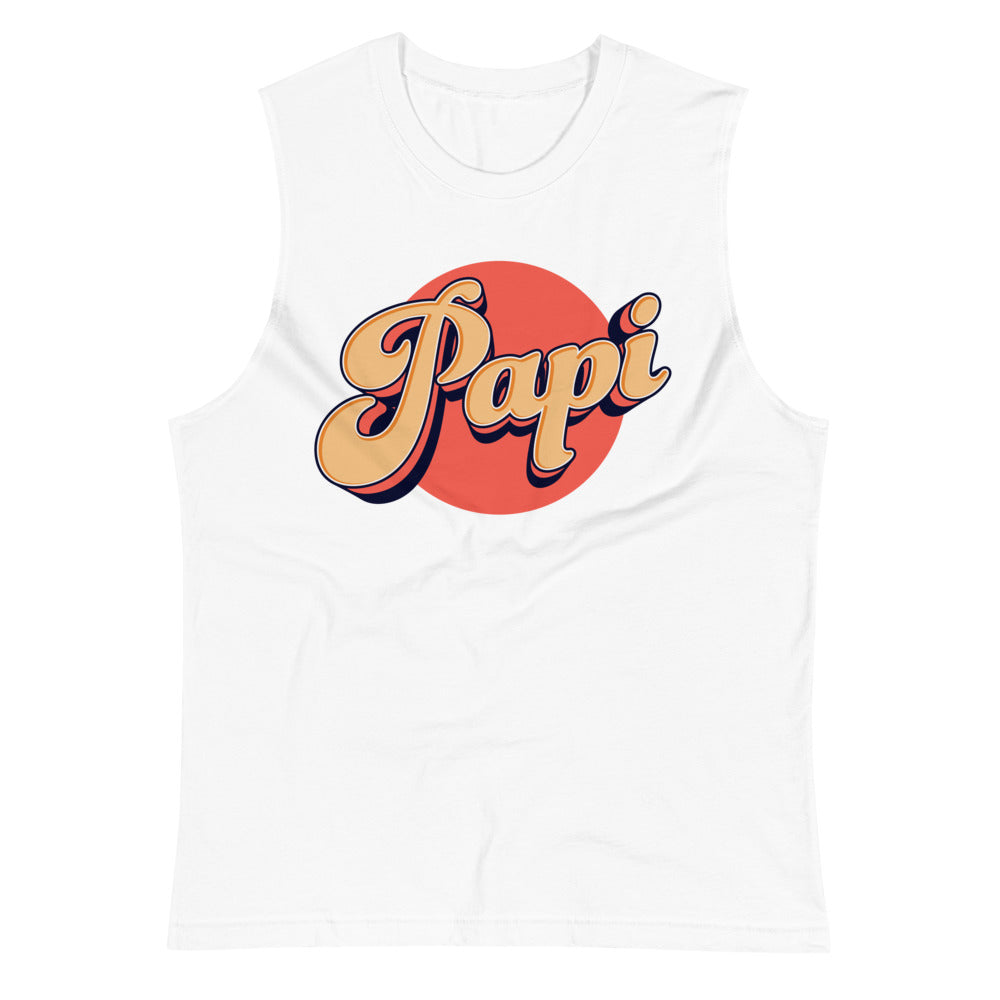 Papi (Muscle Shirt) - White