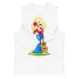 Smoky Mountain Glam (Muscle Shirt) - White