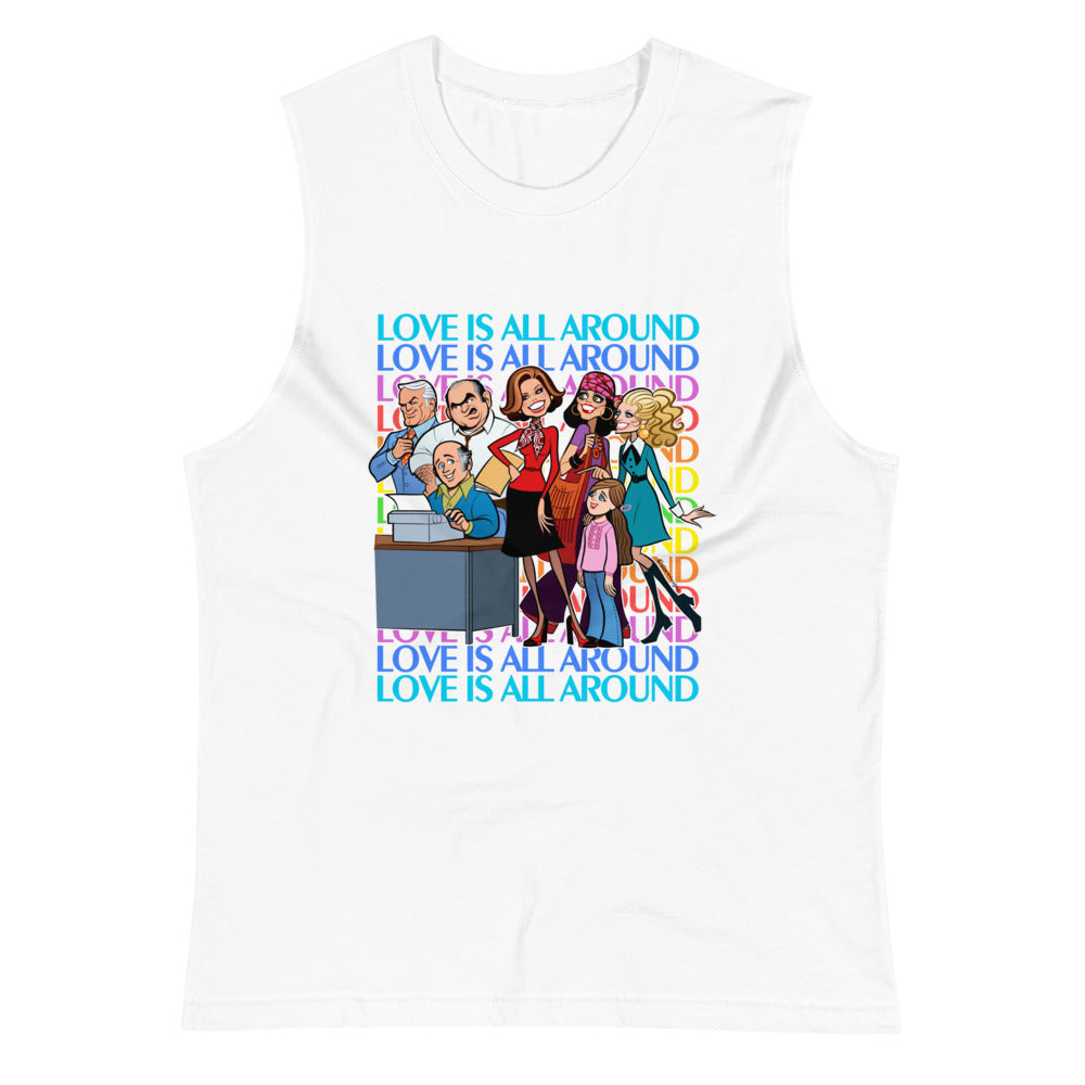 Newsroom (Muscle Shirt) - White