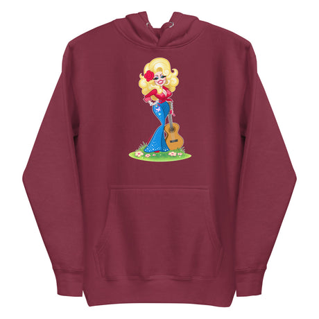 Smoky Mountain Glam (Hoodie) - Maroon
