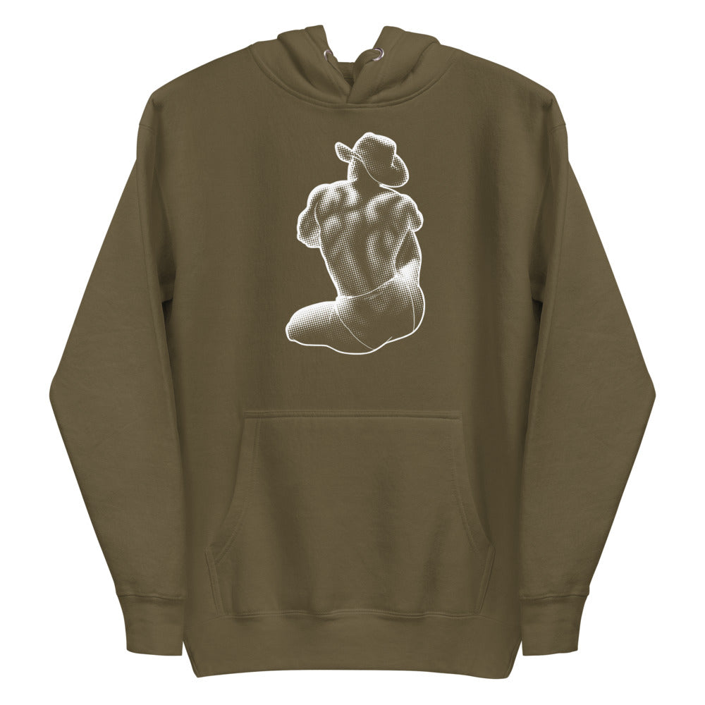 Bikini Cowboy (Hoodie) - Military Green