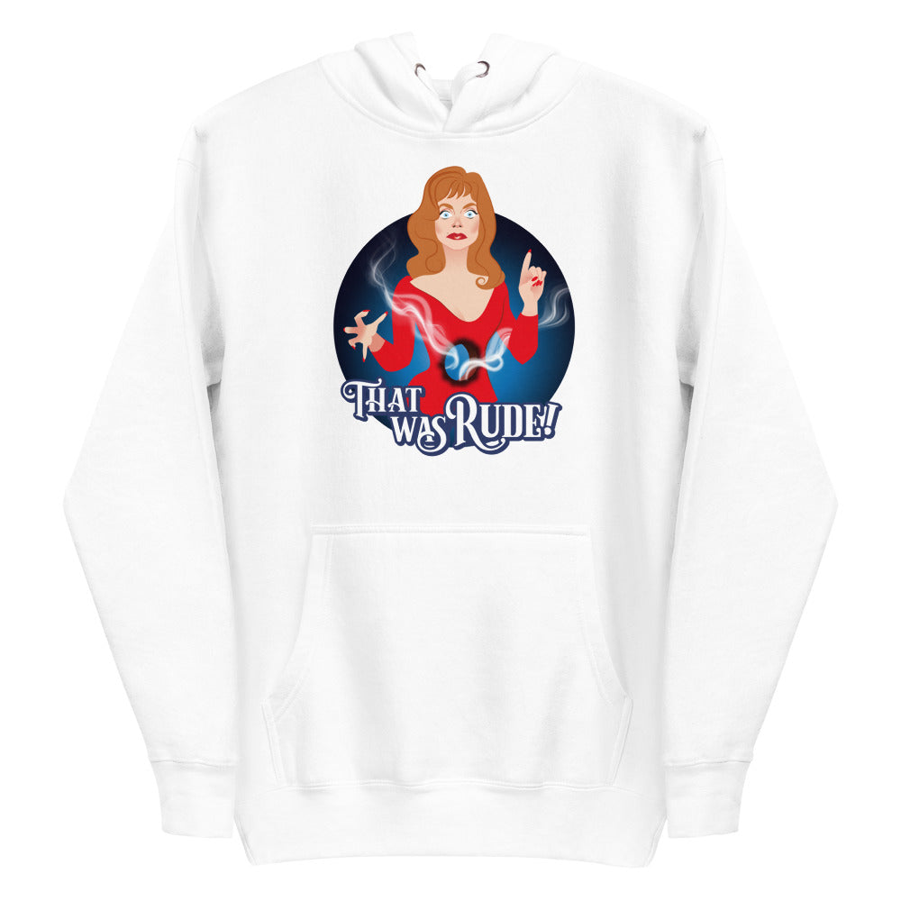 That Was Rude (Hoodie) - White