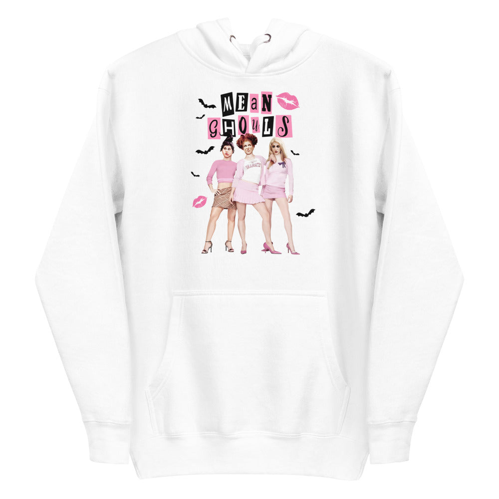 Mean Ghouls (Hoodie) - White