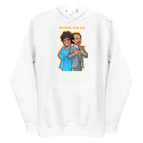 Movin on Up (Hoodie) - White