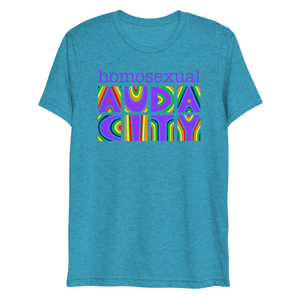 Homosexual Audacity (Triblend) - Aqua Triblend