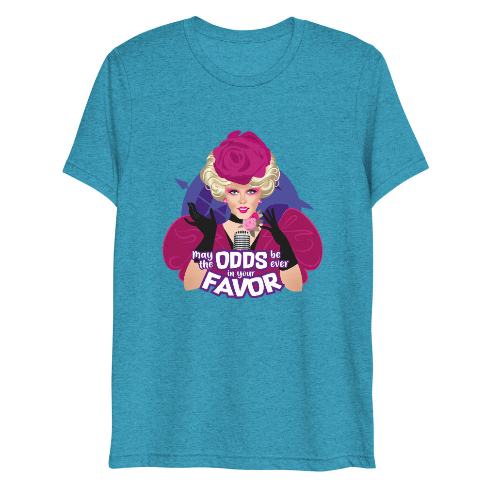May the Odds (Triblend) - Aqua Triblend